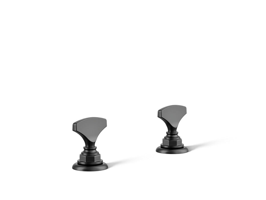 KOHLER K-98068-6 Artifacts T-handle bathroom sink faucet handles, matte black