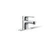 KOHLER K-98146-4 July Single-handle bathroom sink faucet, 1.2 gpm, polished chrome