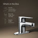 KOHLER K-98146-4 July Single-handle bathroom sink faucet, 1.2 gpm, polished chrome - view 5