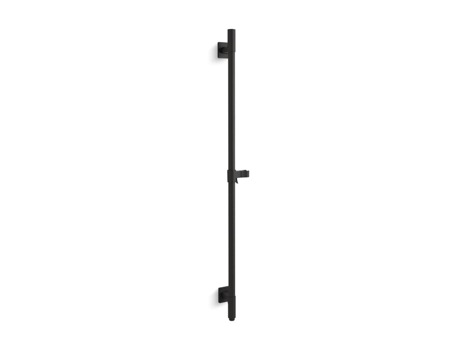KOHLER K-98344 Awaken 42" deluxe slidebar with integrated water supply, matte black