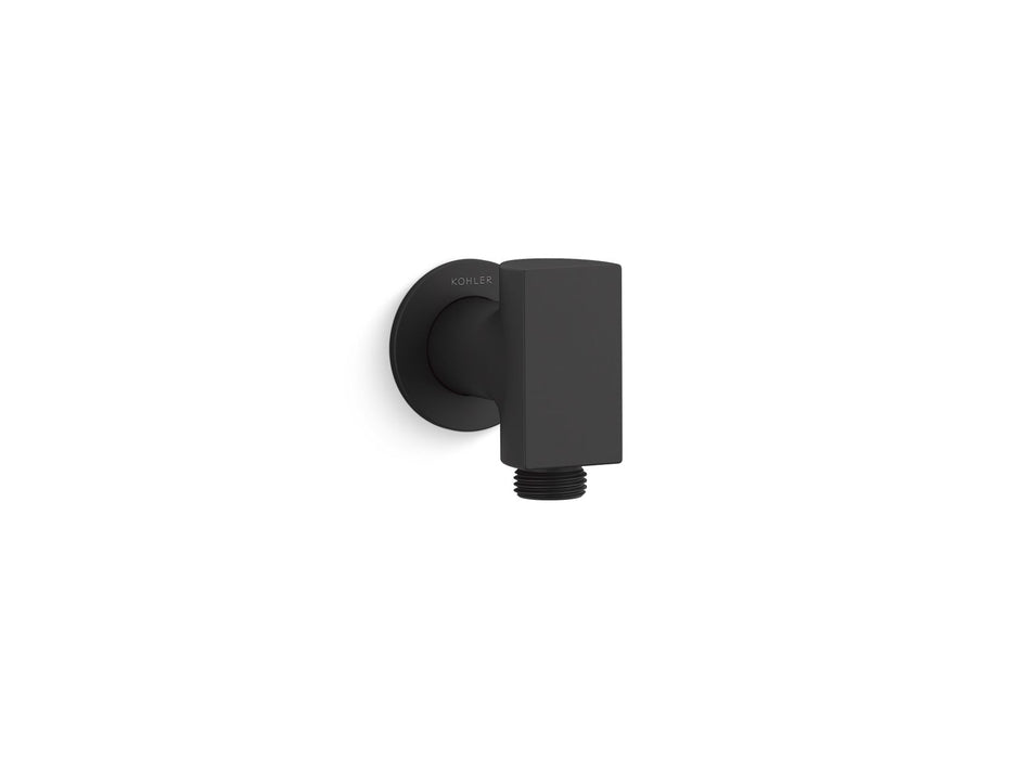 KOHLER K-98352 Exhale Wall-mount supply elbow, matte black