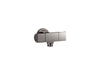 KOHLER K-98355 Exhale Wall-mount handshower holder with supply elbow and volume control, vibrant titanium