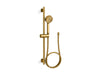 KOHLER K-98361-G Awaken 27" three-function handshower kit, 1.75 gpm, vibrant brushed moderne brass