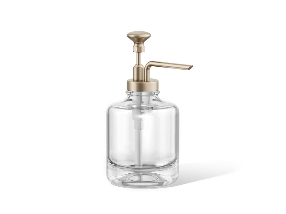 KOHLER K-98630 Artifacts Soap dispenser, vibrant brushed bronze