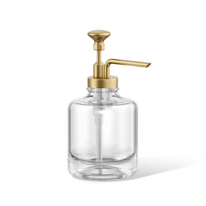 KOHLER K-98630 Artifacts Soap dispenser, vibrant brushed moderne brass - view 3
