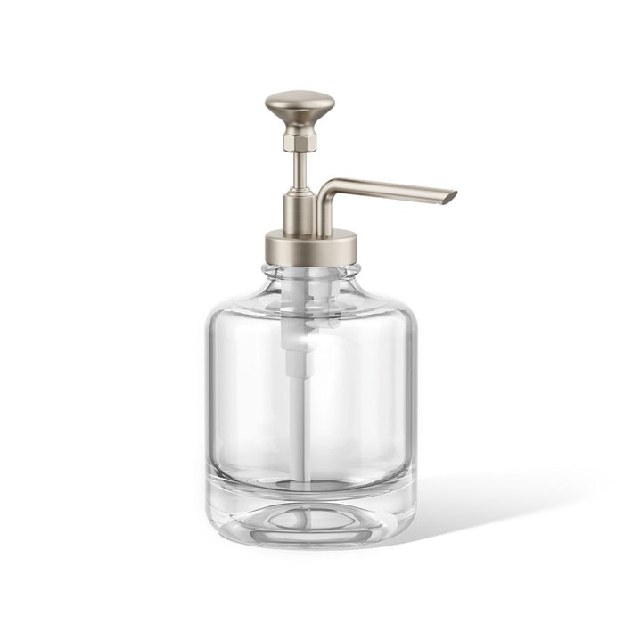 KOHLER K-98630 Artifacts Soap dispenser, vibrant brushed nickel - view 3
