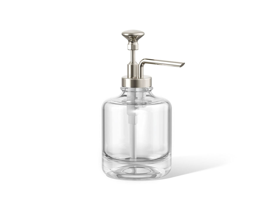 KOHLER K-98630 Artifacts Soap dispenser, vibrant polished nickel