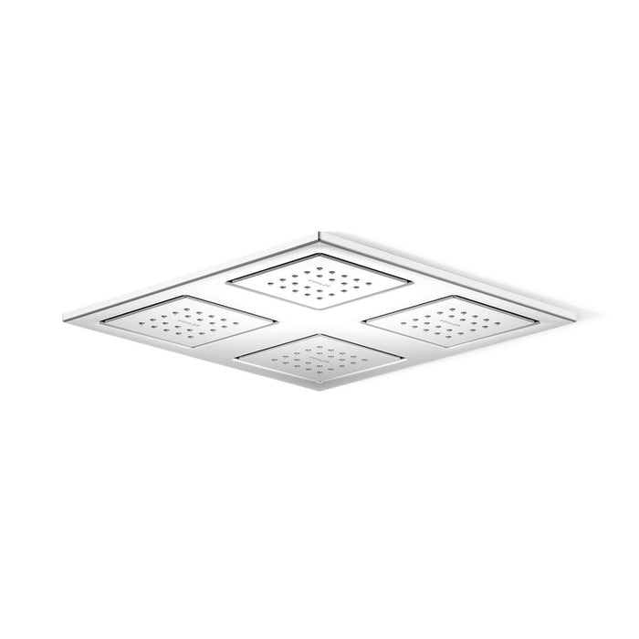 KOHLER K-98740 WaterTile Overhead shower panel with four 22-nozzle sprayheads, polished chrome - view 2