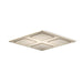 KOHLER K-98740 WaterTile Overhead shower panel with four 22-nozzle sprayheads, vibrant brushed bronze