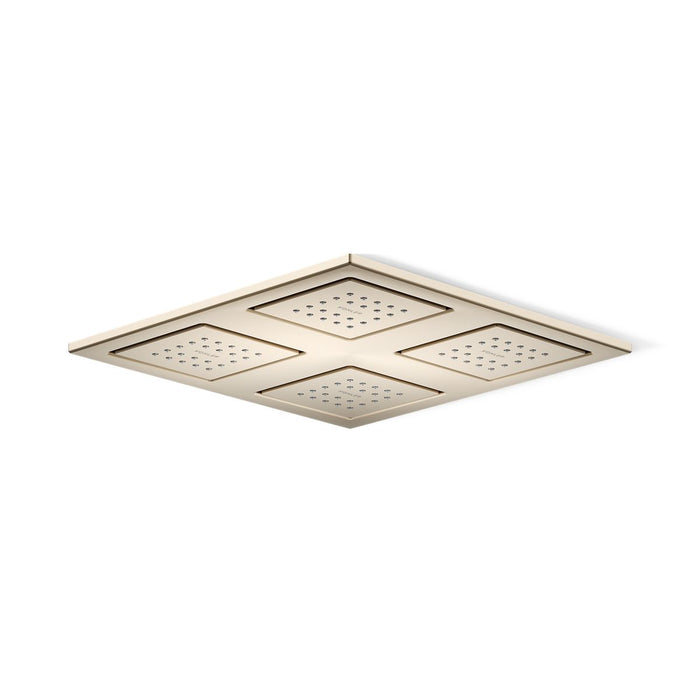 KOHLER K-98740 WaterTile Overhead shower panel with four 22-nozzle sprayheads, vibrant brushed bronze - view 2