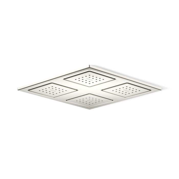 KOHLER K-98740 WaterTile Overhead shower panel with four 22-nozzle sprayheads, vibrant polished nickel - view 2