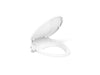 KOHLER K-98804-CP PureWash Elongated manual bidet toilet seat, white