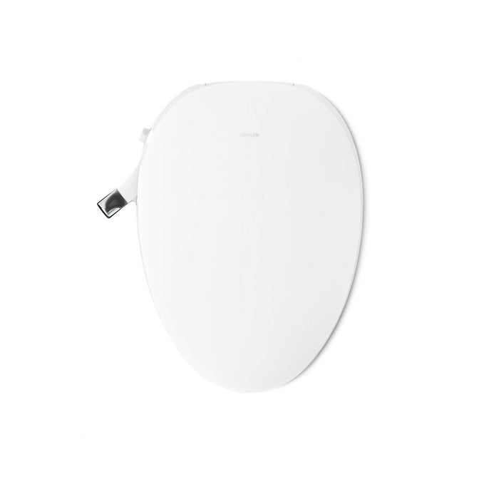 KOHLER K-98804-CP PureWash Elongated manual bidet toilet seat, white - view 2