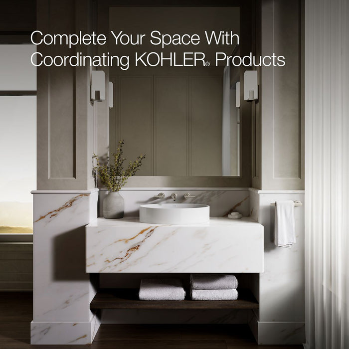 KOHLER K-99183-0 K-99183 Vox 20" Oval Vessel Bathroom Sink, white - view 5