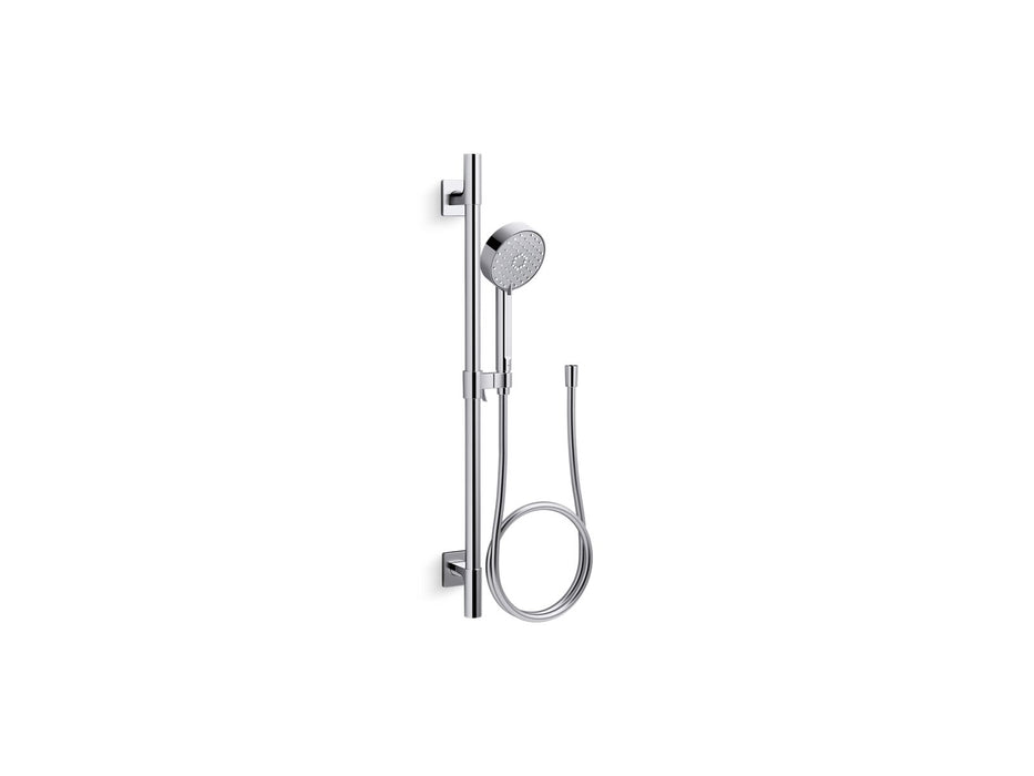 KOHLER K-99242-G Awaken 30" deluxe three-function handshower kit, 1.75 gpm, polished chrome