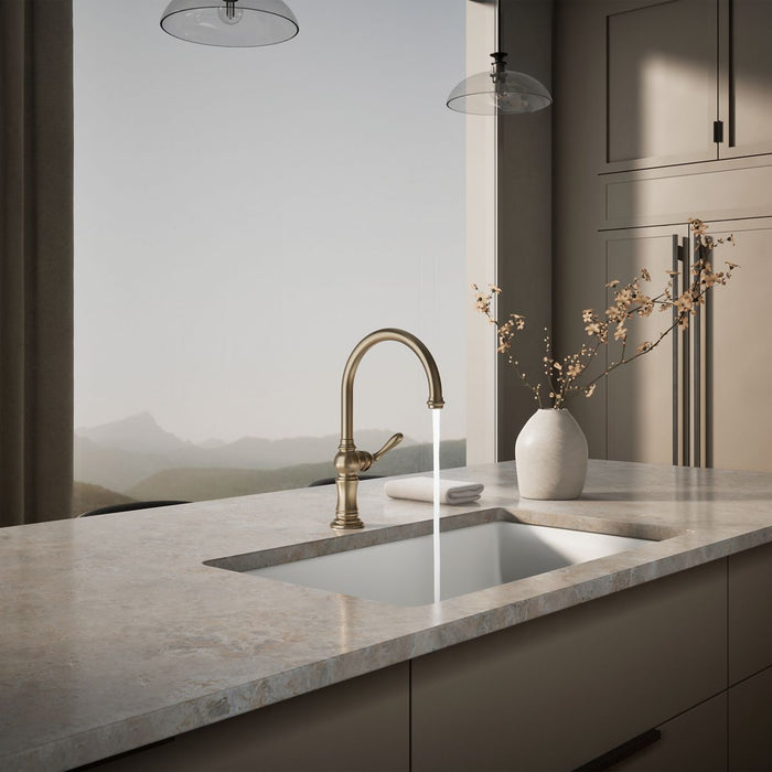 KOHLER K-99263 Artifacts Single-handle kitchen sink faucet