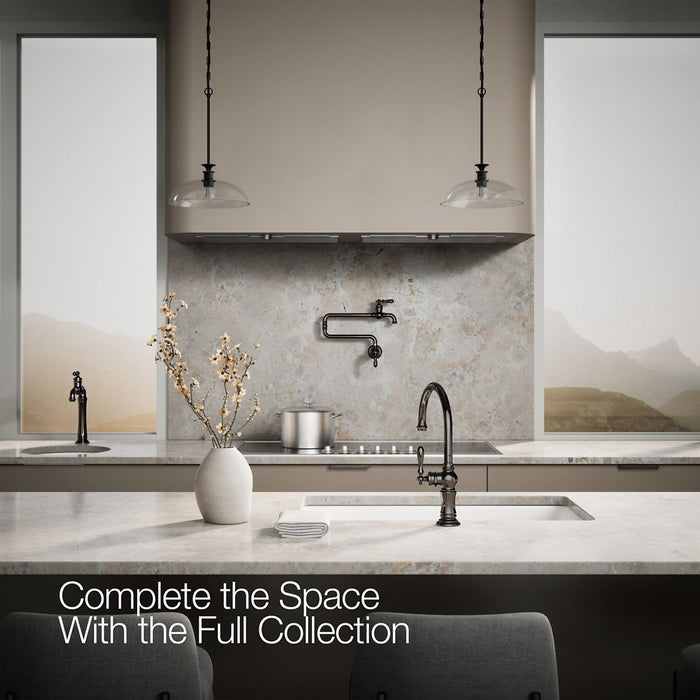 KOHLER K-99263 Artifacts Single-handle kitchen sink faucet