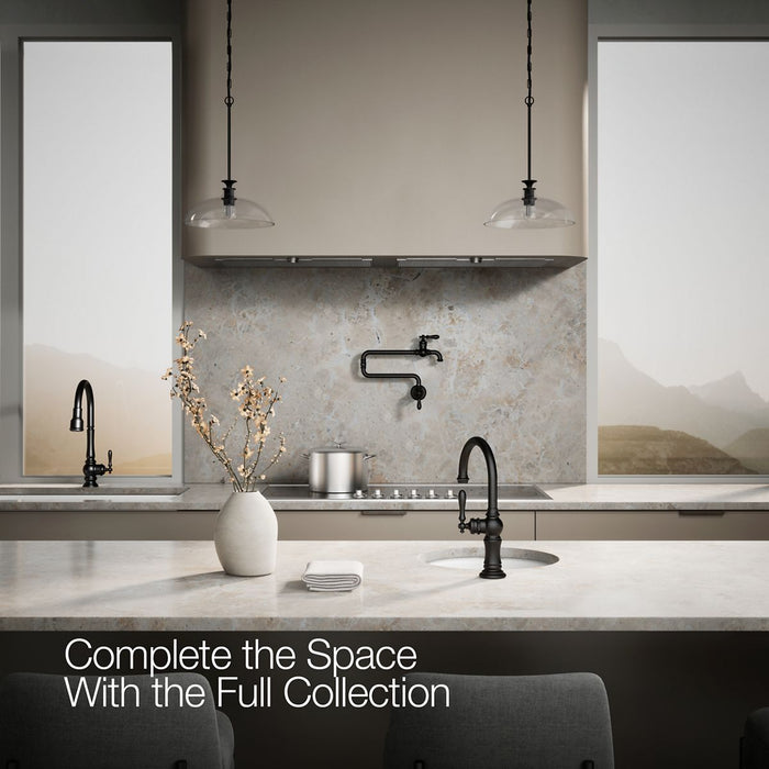 KOHLER K-99264 Artifacts Single-handle kitchen sink faucet