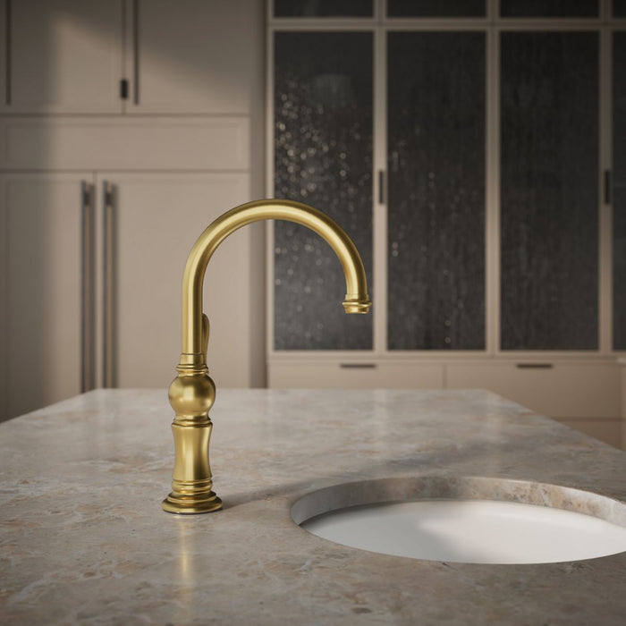 KOHLER K-99264 Artifacts Single-handle kitchen sink faucet