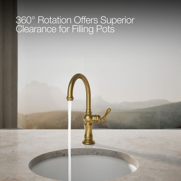 KOHLER K-99264 Artifacts Single-handle kitchen sink faucet