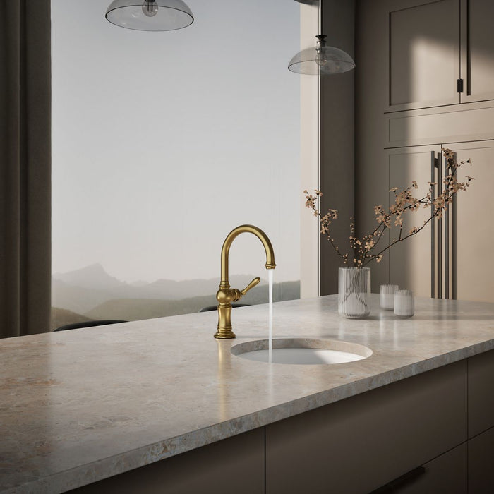 KOHLER K-99264 Artifacts Single-handle kitchen sink faucet