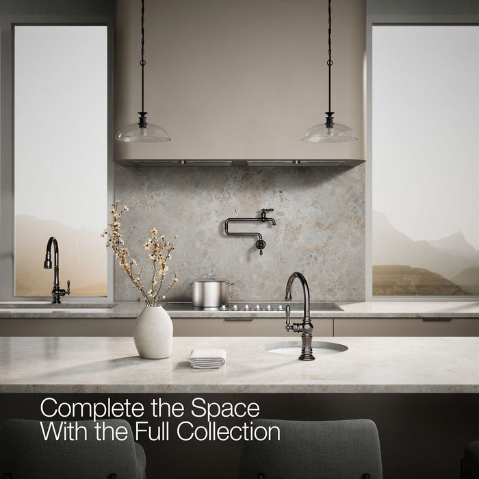 KOHLER K-99264 Artifacts Single-handle kitchen sink faucet