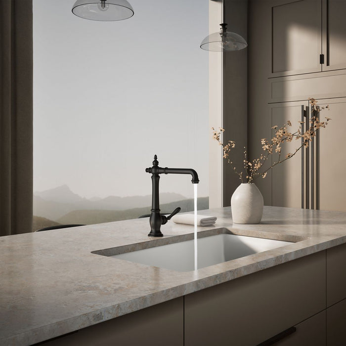 KOHLER K-99266 Artifacts Single-handle kitchen sink faucet