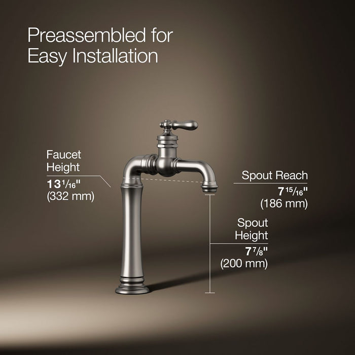KOHLER K-99268 Artifacts Single-handle bar sink faucet