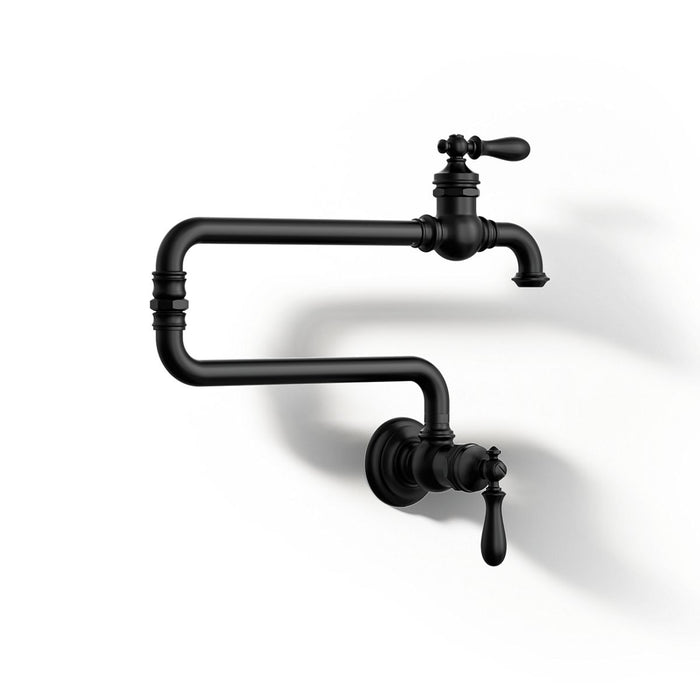 KOHLER K-99270 Artifacts Wall-mount pot filler, matte black - view 3