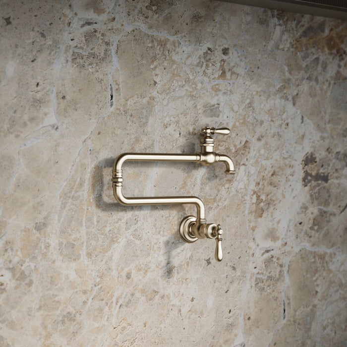 KOHLER K-99270 Artifacts Wall-mount pot filler, vibrant brushed bronze - view 4