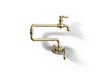 KOHLER K-99270 Artifacts Wall-mount pot filler, vibrant french gold