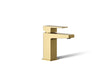 KOHLER K-99760-4 Honesty Single-handle bathroom sink faucet, 1.2 gpm, vibrant brushed moderne brass