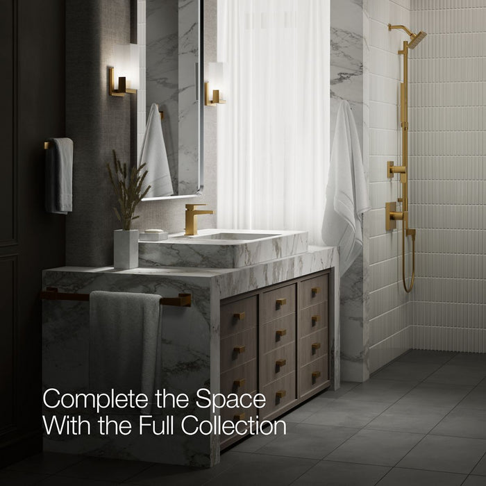 KOHLER K-99760-4N Honesty Single-handle bathroom sink faucet, 0.5 gpm, vibrant brushed moderne brass - view 4