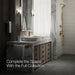 KOHLER K-99760-4N Honesty Single-handle bathroom sink faucet, 0.5 gpm, vibrant brushed moderne brass - view 4
