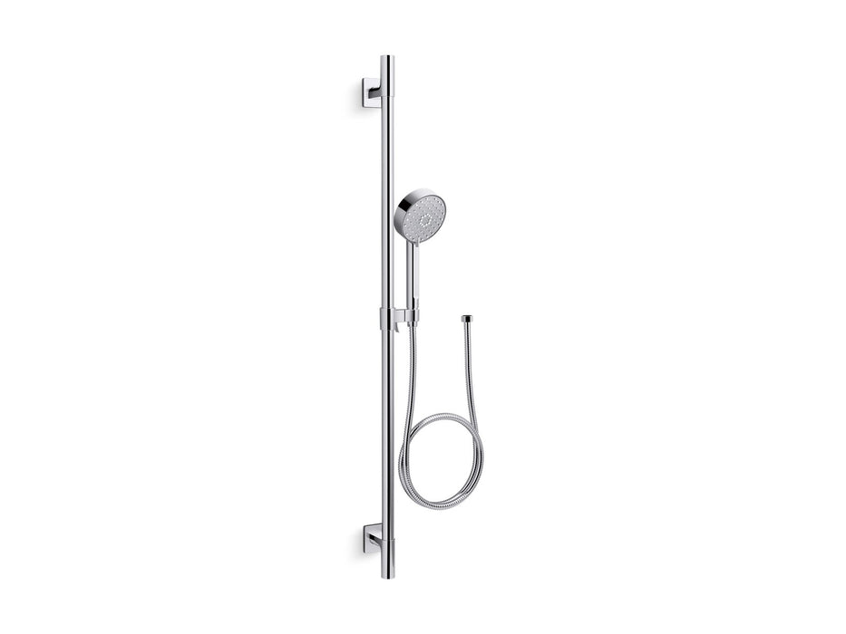 KOHLER K-99898 Awaken G110 2.0 gpm premium slidebar kit, polished chrome