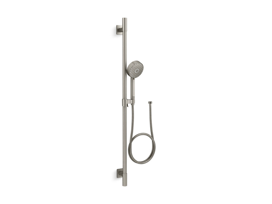 KOHLER K-99898 Awaken G110 2.0 gpm premium slidebar kit, vibrant brushed nickel