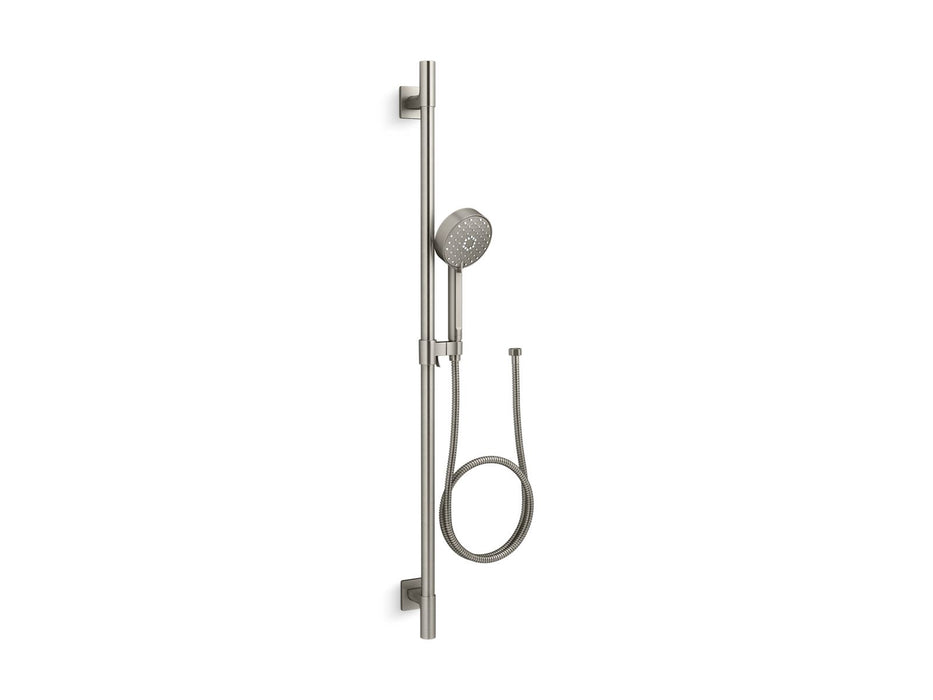 KOHLER K-99898-Y Awaken 42" deluxe four-function handshower kit, 2.5 gpm, vibrant brushed nickel
