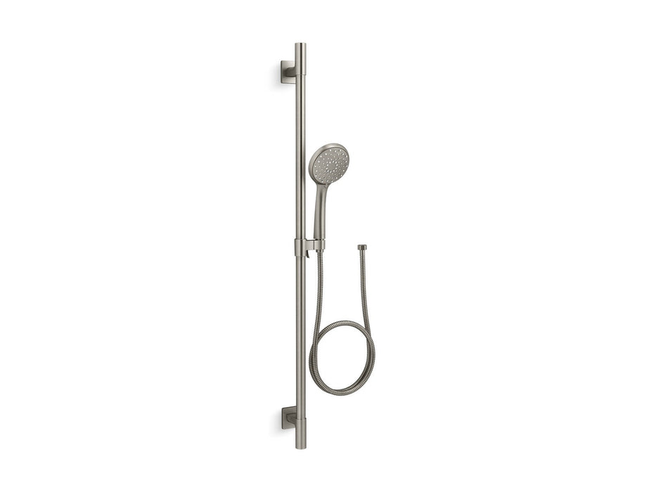 KOHLER K-99899 Awaken B110 2.0 gpm premium slidebar kit, vibrant brushed nickel
