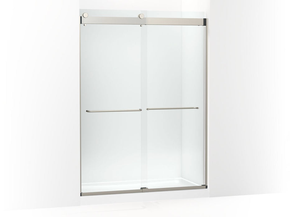 KOHLER K-CA33777-10L Stoneridge 80-5/16" H frameless sliding shower door with 3/8" -thick Crystal Clear glass