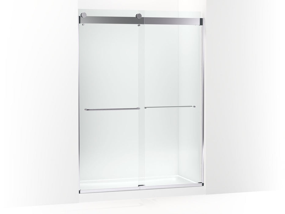 KOHLER K-CA33777-10L Stoneridge 80-5/16" H frameless sliding shower door with 3/8" -thick Crystal Clear glass