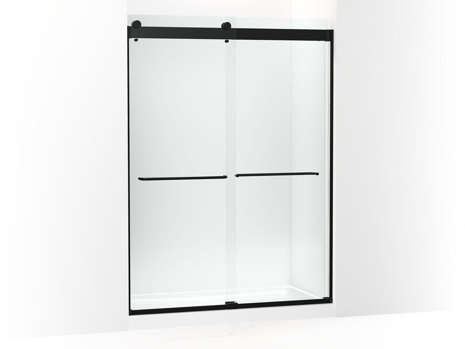 KOHLER K-CA33777-10L Stoneridge 80-5/16" H frameless sliding shower door with 3/8" -thick Crystal Clear glass