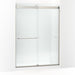 KOHLER K-CA33780-10L Stoneridge 80-5/16" H frameless sliding shower door with 3/8" -thick Crystal Clear glass