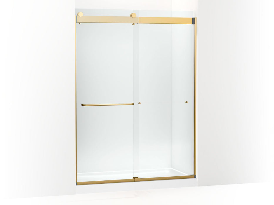 KOHLER K-CA33780-10L Stoneridge 80-5/16" H frameless sliding shower door with 3/8" -thick Crystal Clear glass