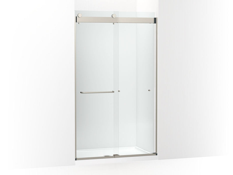 KOHLER K-CA33783-10L Stoneridge 80-5/16" H frameless sliding shower door with 3/8" -thick Crystal Clear glass
