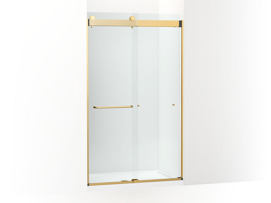 KOHLER K-CA33783-10L Stoneridge 80-5/16" H frameless sliding shower door with 3/8" -thick Crystal Clear glass