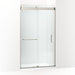KOHLER K-CA33787-10L Stoneridge 80-5/16" H frameless sliding shower door with 3/8" -thick Crystal Clear glass