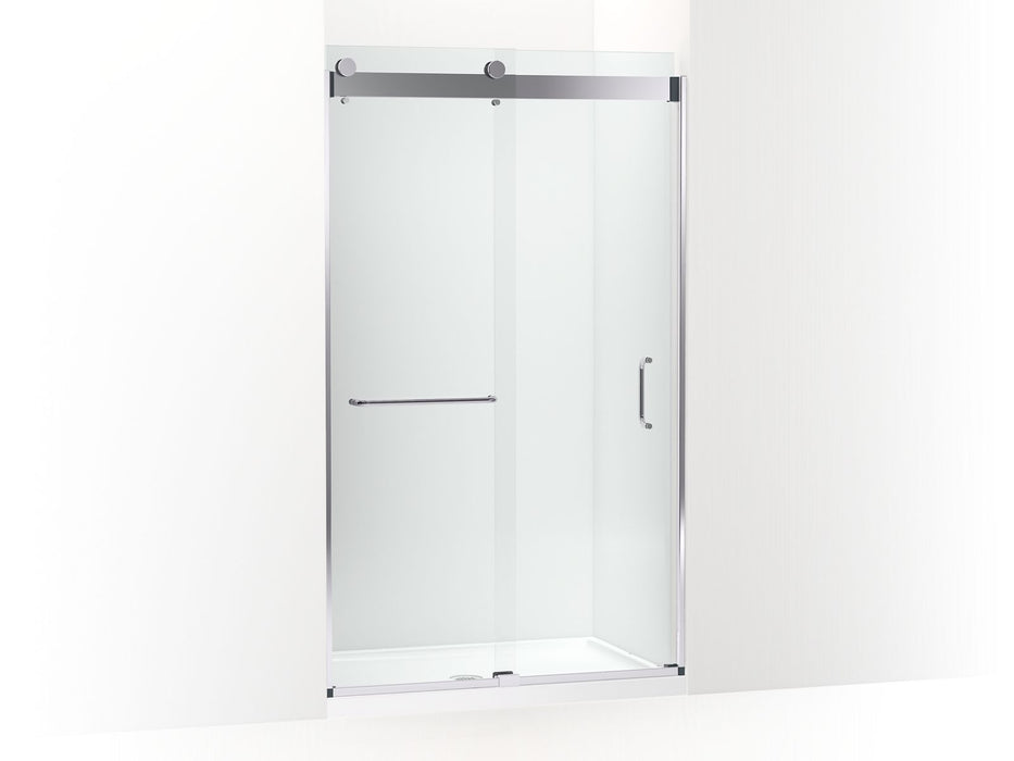 KOHLER K-CA33787-10L Stoneridge 80-5/16" H frameless sliding shower door with 3/8" -thick Crystal Clear glass
