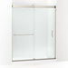 KOHLER K-CA33788-10L Stoneridge 80-5/16" H frameless sliding shower door with 3/8" -thick Crystal Clear glass