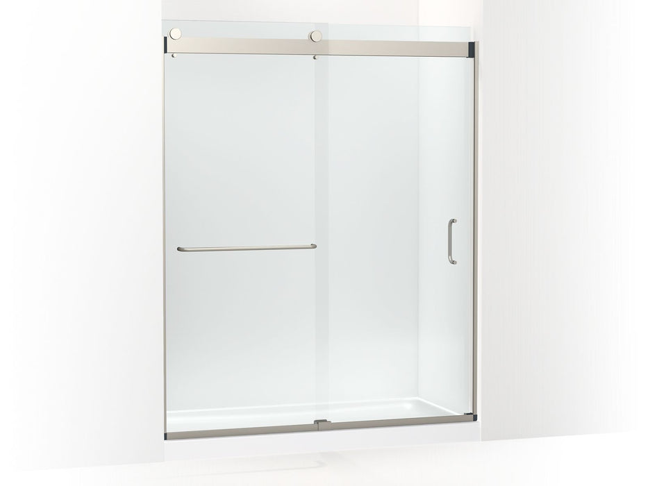 KOHLER K-CA33788-10L Stoneridge 80-5/16" H frameless sliding shower door with 3/8" -thick Crystal Clear glass