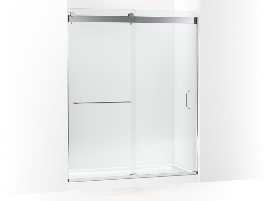 KOHLER K-CA33788-10L Stoneridge 80-5/16" H frameless sliding shower door with 3/8" -thick Crystal Clear glass